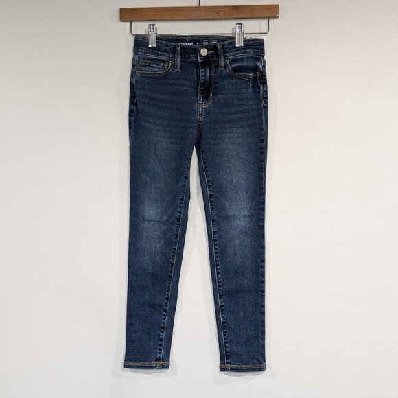 *3/$10* Old Navy High -Rise Rockstar Super Skinny Jeggings Blue Size 8 - Picture 1 of 3